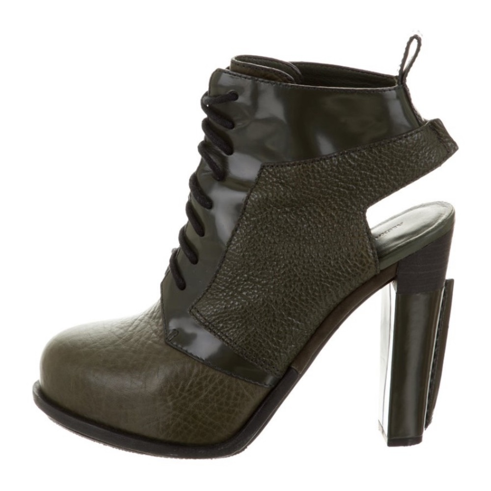ALEXANDER WANG Dakota Open Ankle Boots Size 8